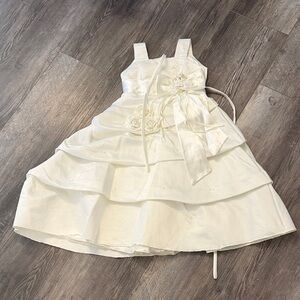 Thy Thy Flower Girl Charming White Kids Formal Dress